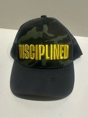 Mutant Disciplined Camo Mesh Trucker Cap - Green/Black